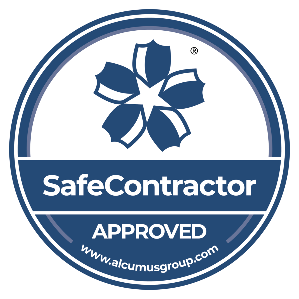 Support & Servicing - SafeContractor Alcumus Approved Badge - Palamatic